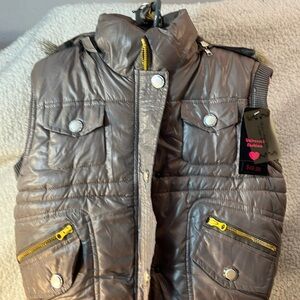 Universal Fashion Youth Girl Hooded Vest